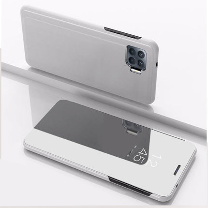Plated Mirror Horizontal Flip Leather Case with Holder, For OPPO A93/Reno4 Lite/F17 Pro/Reno 4F, For OPPO Realme 7i/C17, For Xiaomi Mi 10T/10T Pro