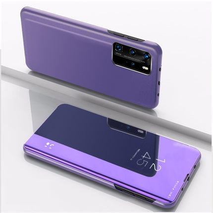 Plated Mirror Horizontal Flip Leather Case with Holder, For OPPO A93/Reno4 Lite/F17 Pro/Reno 4F, For OPPO Realme 7i/C17, For Xiaomi Mi 10T/10T Pro