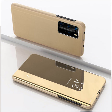Plated Mirror Horizontal Flip Leather Case with Holder, For OPPO A93/Reno4 Lite/F17 Pro/Reno 4F, For OPPO Realme 7i/C17, For Xiaomi Mi 10T/10T Pro