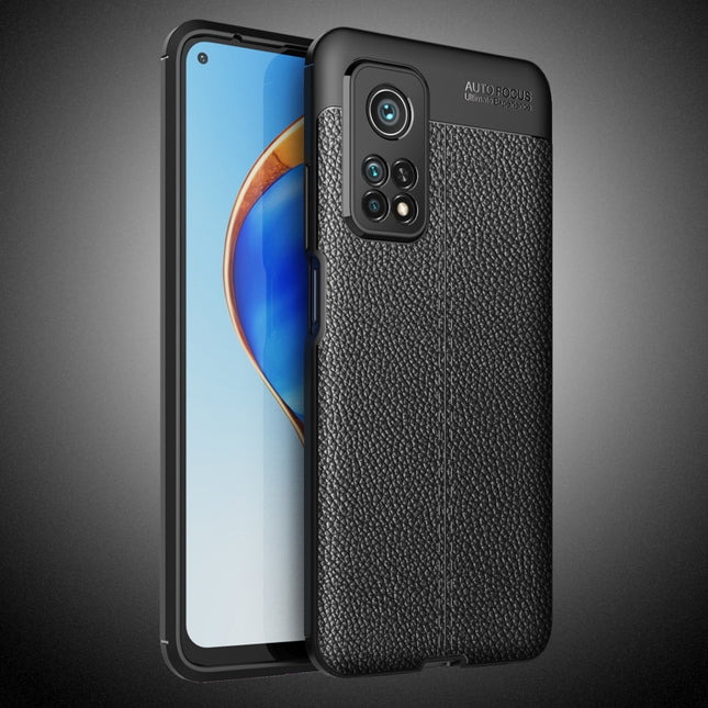Litchi Texture TPU Shockproof Case, For Xiaomi Mi 10T Pro