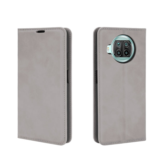 For Xiaomi Mi 10T Lite Retro-skin Business Magnetic Suction Leather Case with Holder & Card Slots & Wallet, For Xiaomi Mi 10T Lite