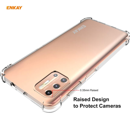 Hat-Prince ENKAY Clear TPU Shockproof Case Soft Anti-slip Cover + 0.26mm 9H 2.5D Tempered Glass Protector Film, For Motorola Moto G9 Plus, For Motorola Moto G9 / G9 Play, For Samsung Galaxy A42 5G, For Samsung Galaxy M31s, for Sony Xperia 5 II���������...