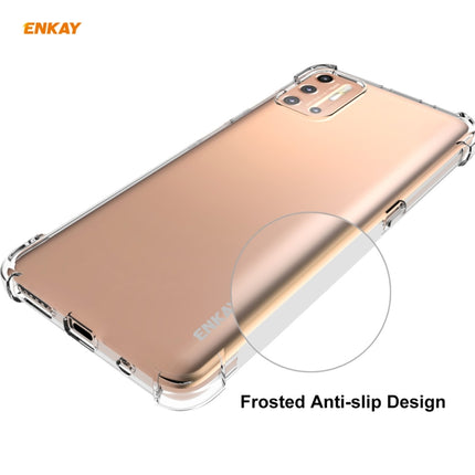 Hat-Prince ENKAY Clear TPU Shockproof Case Soft Anti-slip Cover + 0.26mm 9H 2.5D Tempered Glass Protector Film, For Motorola Moto G9 Plus, For Motorola Moto G9 / G9 Play, For Samsung Galaxy A42 5G, For Samsung Galaxy M31s, for Sony Xperia 5 II���������...