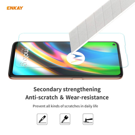 Hat-Prince ENKAY Clear TPU Shockproof Case Soft Anti-slip Cover + 0.26mm 9H 2.5D Tempered Glass Protector Film, For Motorola Moto G9 Plus, For Motorola Moto G9 / G9 Play, For Samsung Galaxy A42 5G, For Samsung Galaxy M31s, for Sony Xperia 5 II���������...