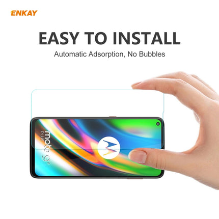 Hat-Prince ENKAY Clear TPU Shockproof Case Soft Anti-slip Cover + 0.26mm 9H 2.5D Tempered Glass Protector Film, For Motorola Moto G9 Plus, For Motorola Moto G9 / G9 Play, For Samsung Galaxy A42 5G, For Samsung Galaxy M31s, for Sony Xperia 5 II���������...