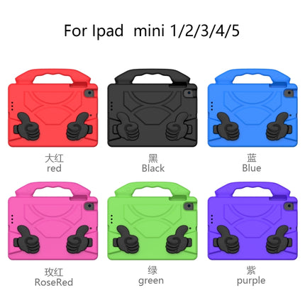 EVA Material Children Flat Anti Falling Cover Protective Shell With Thumb Bracket, For iPad Mini 5/4/3/2/1