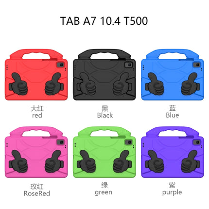 EVA Material Children Flat Anti Falling Cover Protective Shell With Thumb Bracket, For Samsung T500/T505, For Samsung  T500/T505
