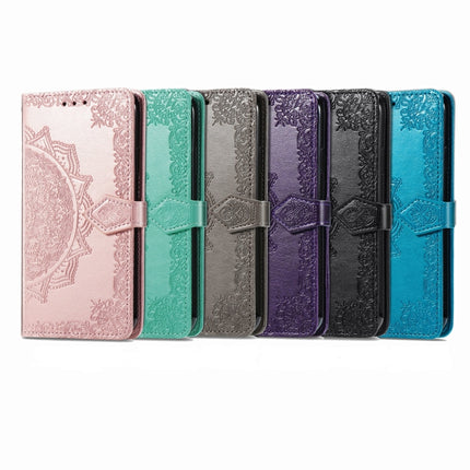 Mandala Flower Embossed Horizontal Flip Leather Case with Bracket / Card Slot / Wallet / Lanyard, For Galaxy A21 (JP Version), For Galaxy Z Fold2, For Xiaomi Mi 10T / Redmi K30S, For OnePlus 8T