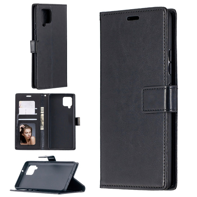 For Samsung Galaxy A42 5G Crazy Horse Texture Horizontal Flip Leather Case with Holder & Card Slots & Wallet & Photo Frame, For Galaxy A42 5G