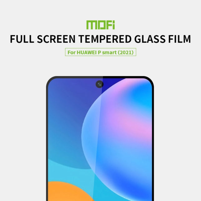 MOFI 9H 2.5D Full Screen Tempered Glass Film, For Huawei P smart 2021, For Huawei Y7a 2020