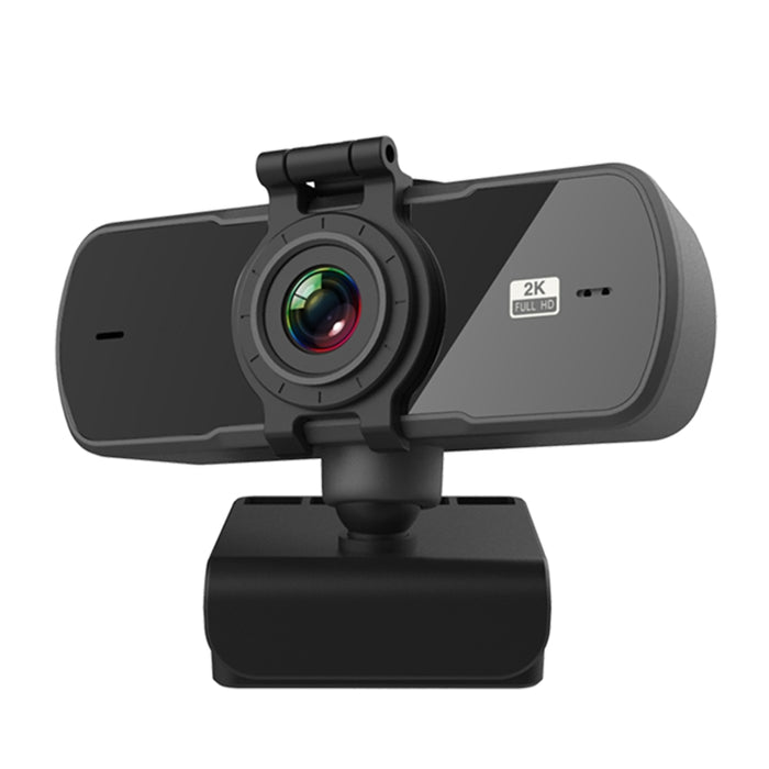 C5 4 Millionen Pixel Autofokus 2K Full HD Webcam 360° Rotation USB Treiberfreie Live-Übertragungs-Webkamera mit Mikrofon, C5