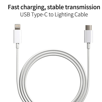 SDC-20W 2 in 1 PD 20W USB-C / Type-C Travel Charger + 3A PD3.0 USB-C / Type-C to 8 Pin Fast Charge Data Cable Set, Cable Length: 1m,, US Plug, EU Plug, UK Plug