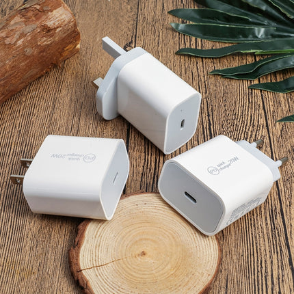 SDC-20W 2 in 1 PD 20W USB-C / Type-C Travel Charger + 3A PD3.0 USB-C / Type-C to 8 Pin Fast Charge Data Cable Set, Cable Length: 1m,, US Plug, EU Plug, UK Plug