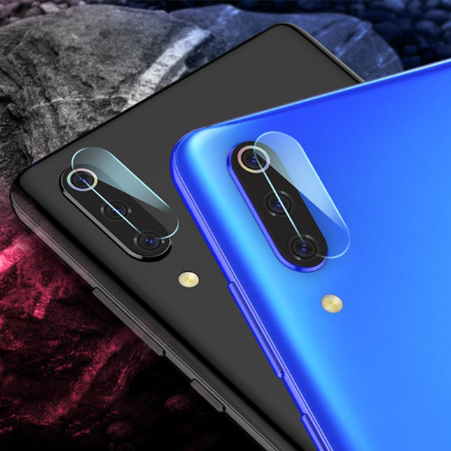 2pcs mocolo 0.15mm 9H 2.5D Round Edge Rear Camera Lens Tempered Glass Film for Xiaomi Mi 9 (Transparent), For Xiaomi Mi 9