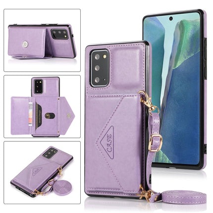 Multi-functional Cross-body Card Bag TPU+PU Back Cover Case with Holder & Card Slot & Wallet, For Samsung Galaxy Note20 Ultra, For Samsung Galaxy Note20, For Samsung Galaxy S20, For Samsung Galaxy S20 Plus
