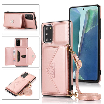 Multi-functional Cross-body Card Bag TPU+PU Back Cover Case with Holder & Card Slot & Wallet, For Samsung Galaxy Note20 Ultra, For Samsung Galaxy Note20, For Samsung Galaxy S20, For Samsung Galaxy S20 Plus