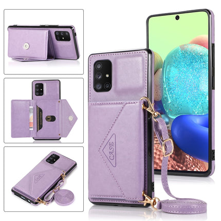 Multi-functional Cross-body Card Bag TPU+PU Back Cover Case with Holder & Card Slot & Wallet, For Samsung Galaxy A71 5G, For Samsung Galaxy S20 FE, For Samsung Galaxy M11, For Samsung Galaxy M31, For Samsung Galaxy A11 EU