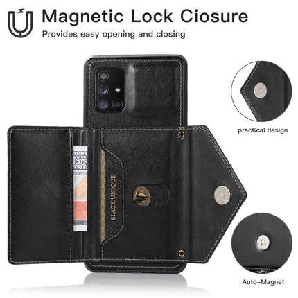 Multi-functional Cross-body Card Bag TPU+PU Back Cover Case with Holder & Card Slot & Wallet, For Samsung Galaxy A21s
