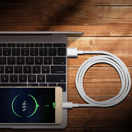 XJ-016 2.4A USB Male to Type-C / USB-C Male Interface Fast Charging Data Cable, Length: 3m