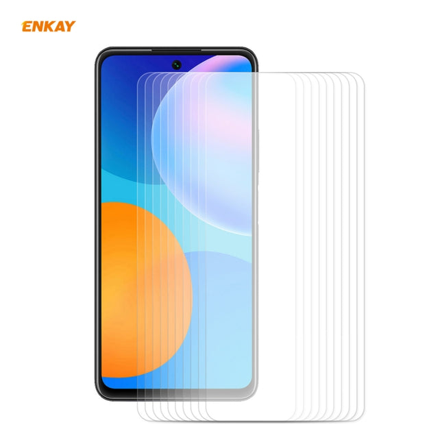 10 PCS ENKAY Hat-Prince 0.26mm 9H 2.5D Curved Edge Tempered Glass Film, For LG K42 / K52 / K62, For Huawei P Smart 2021, For Xiaomi Redmi K30s Ultra, For Xiaomi Poco M3, For Motorola Moto G 5G, For OnePlus 8T, For OnePlus Nord N10 5G                   ...