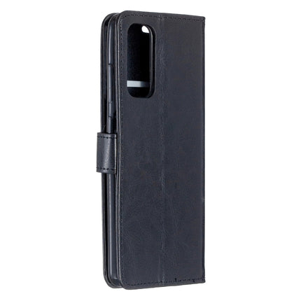For Samsung Galaxy S20 FE Crazy Horse Texture Horizontal Flip Leather Case with Holder & Card Slots & Wallet & Photo Frame, For Galaxy S20 FE
