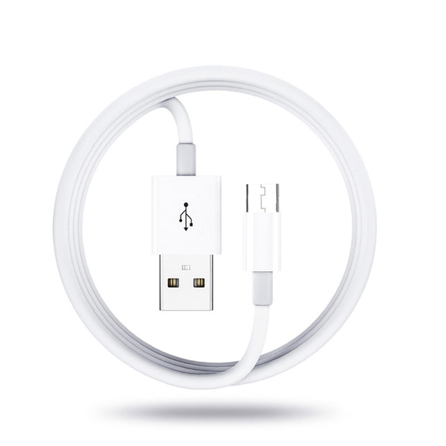 XJ-023 2 PCS USB Male to Micro USB Male Interface Charge Cable, Length: 1m