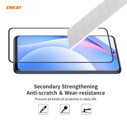 ENKAY Hat-Prince Anti-drop Full Glue Tempered Glass Full Screen Film Anti-fall Protector, For Xiaomi 10T Lite 5G, For Samsung Galaxy M51, For Samsung Galaxy S20 FE 5G, For Motorola Moto E7 Plus, For LG K42 / K52 / K62