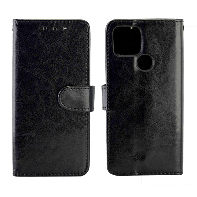 Crazy Horse Texture Leather Horizontal Flip Protective Case with Holder & Card Slots & Wallet & Photo Frame, For Google Pixel 4a 5G, For Samsung Galaxy A42 5G, For Xiaomi Poco X3 NFC