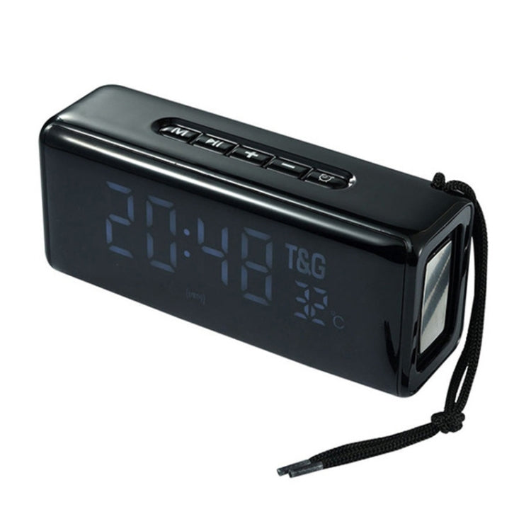 T&amp;G TG174 TWS Mmirror Bluetooth-Lautsprecher, unterstützt Wecker / Zeit- und Temperaturanzeige / Micro-SD-Karte / FM / MP3