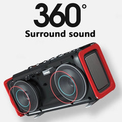 T&amp;G TG174 TWS Mmirror Bluetooth-Lautsprecher, unterstützt Wecker / Zeit- und Temperaturanzeige / Micro-SD-Karte / FM / MP3