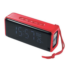 T&amp;G TG174 TWS Mmirror Bluetooth-Lautsprecher, unterstützt Wecker / Zeit- und Temperaturanzeige / Micro-SD-Karte / FM / MP3