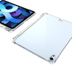 For iPad Air (2020) 10.9 Transparent All-inclusive TPU Silicone Anti-drop Protective Case with Pen Slot, For iPad Air 2022 / 2020 10.9