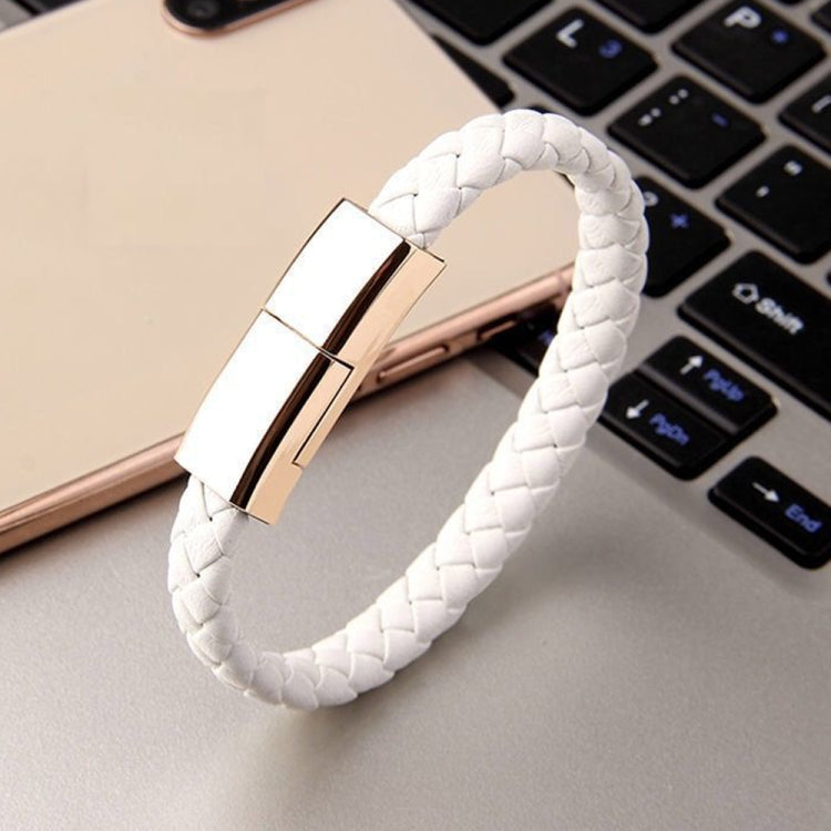 XJ-26 2.4A USB to Micro USB Creative Bracelet Data Cable, Cable Length: 22.5cm