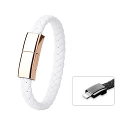 XJ-28 2.4A USB to 8 Pin Creative Bracelet Data Cable, Cable Length: 22.5cm, XJ-28 8 Pin, 22.5cm 8 Pin