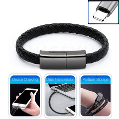 XJ-28 2.4A USB to 8 Pin Creative Bracelet Data Cable, Cable Length: 22.5cm, XJ-28 8 Pin, 22.5cm 8 Pin