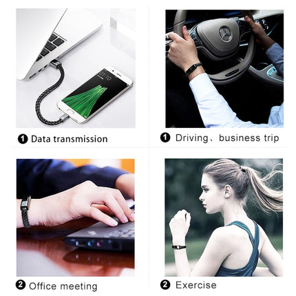 XJ-28 2,4 A USB auf 8-poliges Kreativarmband-Datenkabel, Kabellänge: 22,5 cm, XJ-28 8-polig, 22,5 cm 8-polig