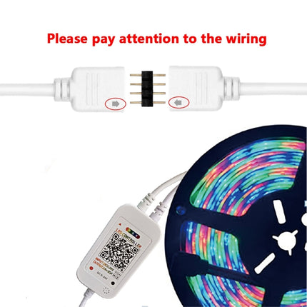 WiFi Smart 4 Pin RGB LED Strip Light Contoller APP Remote Voice Control Works with Alexa Echo, 5-24V, WiFi 40-keys Controller, WiFi 24-keys Controller