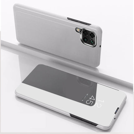Plated Mirror Horizontal Flip Leather Case with Holder, For Samsung Galaxy A12, For Samsung Samsung Galaxy A02s EU
