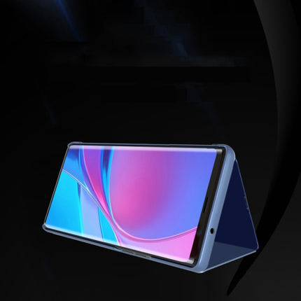 Plated Mirror Horizontal Flip Leather Case with Holder, For Samsung Galaxy A12, For Samsung Samsung Galaxy A02s EU