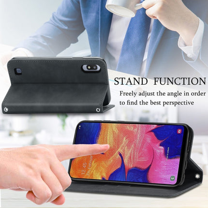 Retro Skin Feel Business Magnetic Horizontal Flip Leather Case with Holder & Card Slots & Wallet & Photo Frame, For Samsung Galaxy A10e, For Samsung Galaxy A20e, For Samsung Galaxy A20 /A30, For Samsung Galaxy A20s
