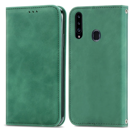 Retro Skin Feel Business Magnetic Horizontal Flip Leather Case with Holder & Card Slots & Wallet & Photo Frame, For Samsung Galaxy A10e, For Samsung Galaxy A20e, For Samsung Galaxy A20 /A30, For Samsung Galaxy A20s