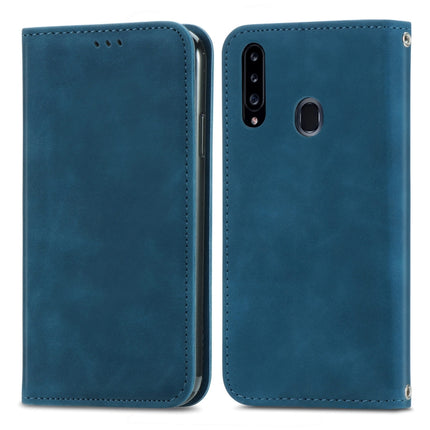 Retro Skin Feel Business Magnetic Horizontal Flip Leather Case with Holder & Card Slots & Wallet & Photo Frame, For Samsung Galaxy A10e, For Samsung Galaxy A20e, For Samsung Galaxy A20 /A30, For Samsung Galaxy A20s