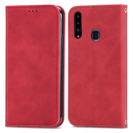 Retro Skin Feel Business Magnetic Horizontal Flip Leather Case with Holder & Card Slots & Wallet & Photo Frame, For Samsung Galaxy A10e, For Samsung Galaxy A20e, For Samsung Galaxy A20 /A30, For Samsung Galaxy A20s