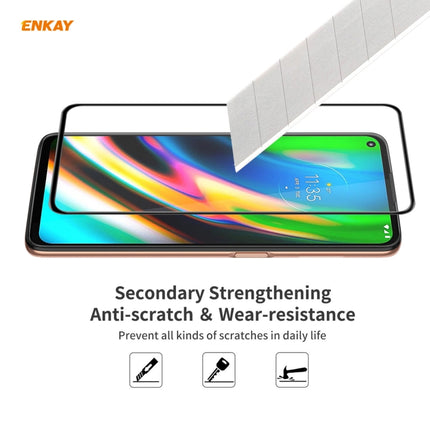2 PCS ENKAY Hat-Prince Anti-drop Full Glue Tempered Glass Full Screen Film Anti-fall Protector