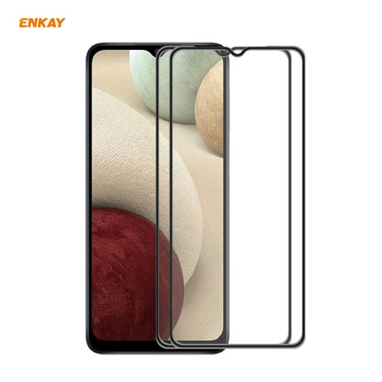 2 PCS ENKAY Hat-Prince Anti-drop Full Glue Tempered Glass Full Screen Film Anti-fall Protector