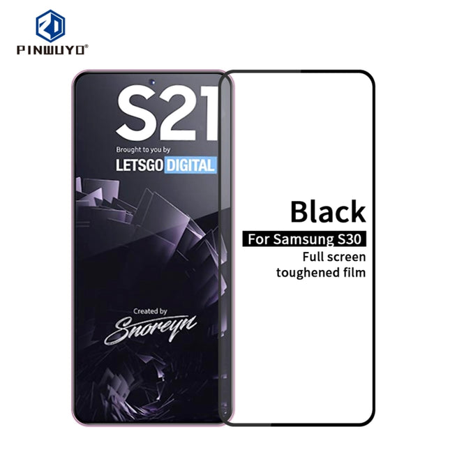 PINWUYO 9H 2.5D Full Screen Tempered Glass Film, For Samsung Galaxy S21 5G, For ViVO Y52s, For Samsung Galaxy S21+ 5G, For OnePlus 8T, For Samsung Galaxy A52, For Samsung Galaxy A72, For OPPO Reno5