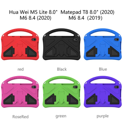 EVA Flat Anti Falling Protective Case Shell with Holder, For Huawei MediaPad M5 Lite 8, For Huawei MatePad T8, For Huawei MediaPad M6 8.4