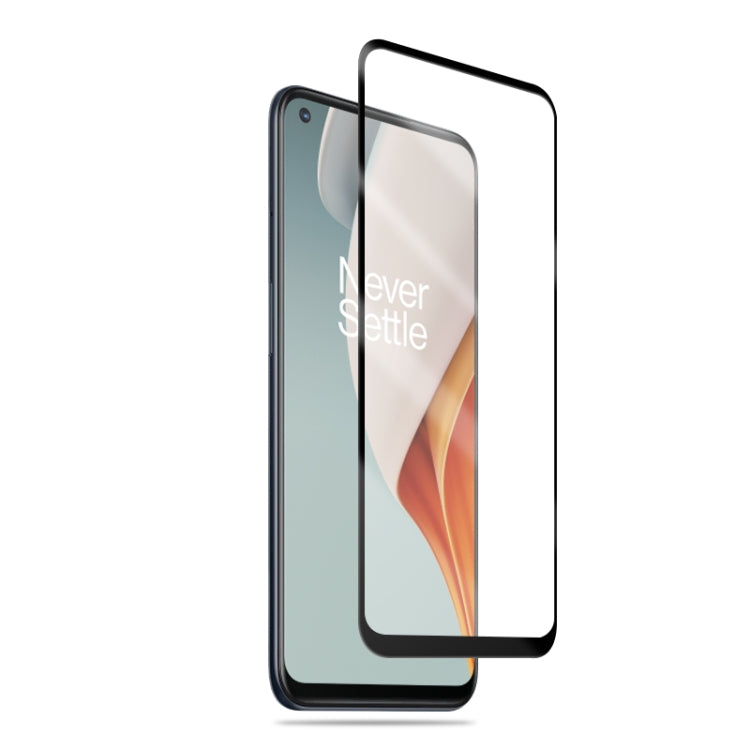mocolo 0.33mm 9H 2.5D Full Glue Tempered Glass Film, For OnePlus Nord N10 5G, For OnePlus Nord N100