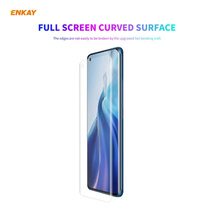 ENKAY Hat-Prince 3D Full Screen PET Curved Hot Bending HD Screen Protector Soft Film Support Fingerprint Unlock, For Xiaomi MI 11, For Huawei Nova 8, For Huawei Nova 8 Pro