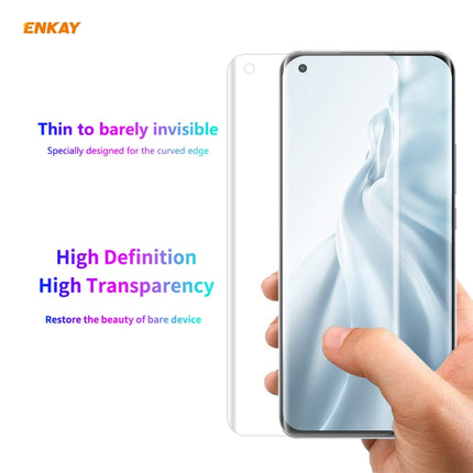 ENKAY Hat-Prince 3D Full Screen PET Curved Hot Bending HD Screen Protector Soft Film Support Fingerprint Unlock, For Xiaomi MI 11, For Huawei Nova 8, For Huawei Nova 8 Pro